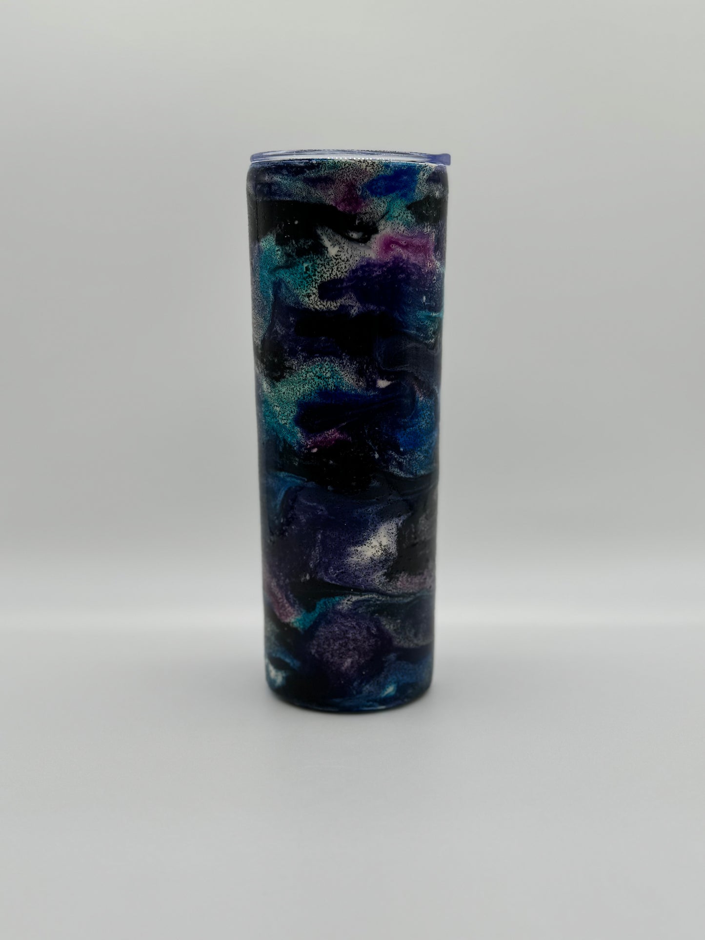 Galactic Night 20oz Handcrafted Skinny Epoxy Tumbler