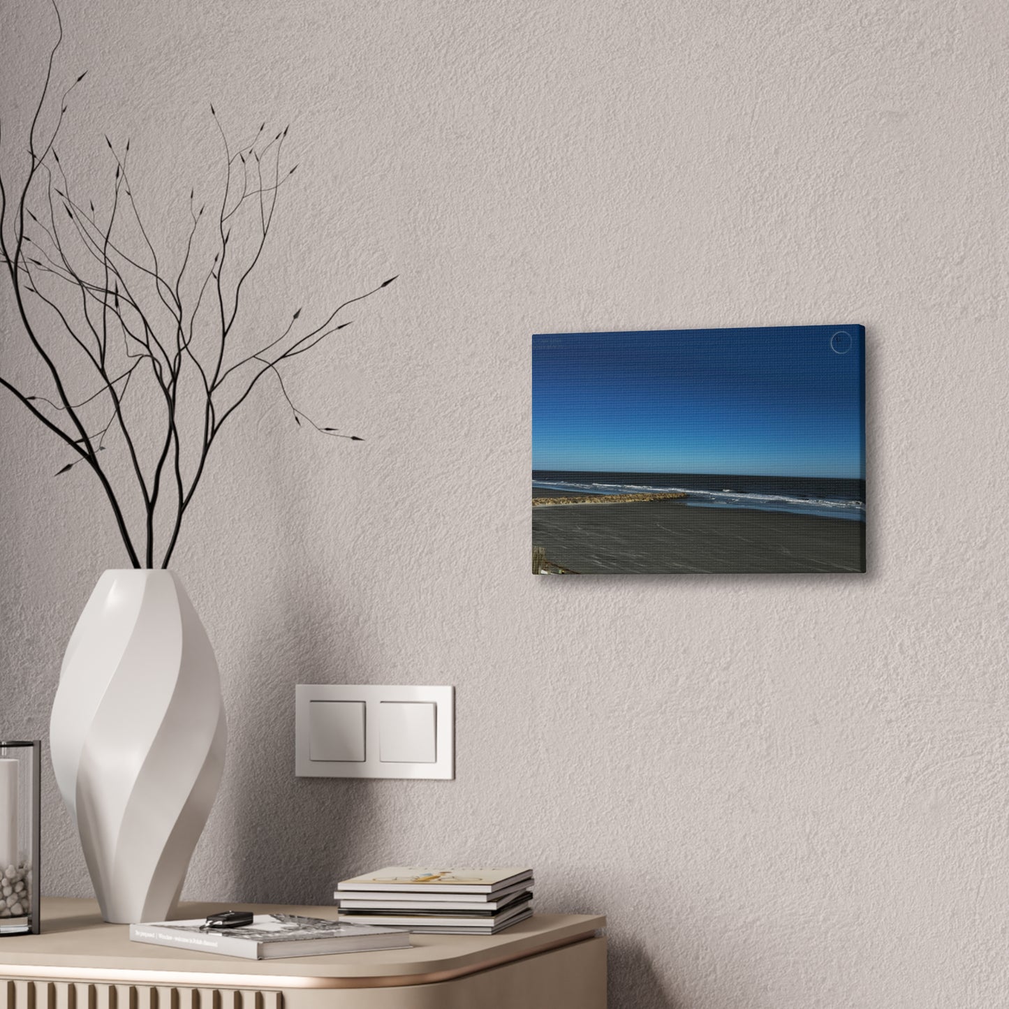 Ocean Waves Serenity-Beach Canvas