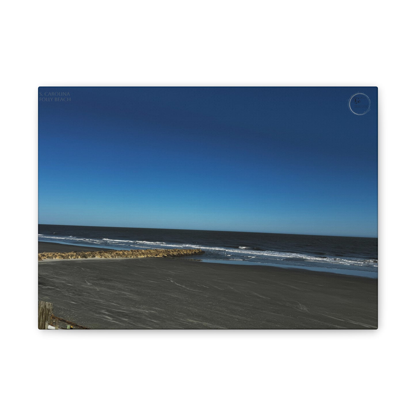 Ocean Waves Serenity-Beach Canvas