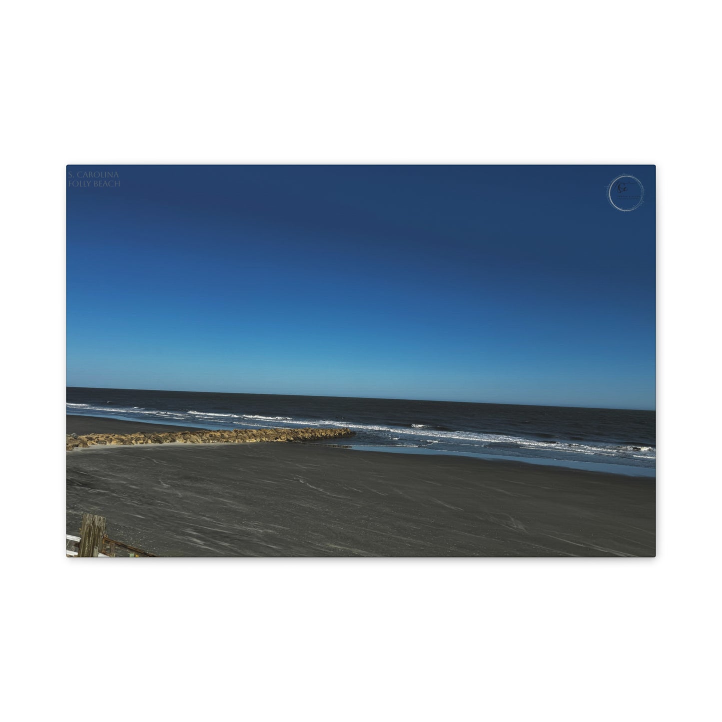 Ocean Waves Serenity-Beach Canvas