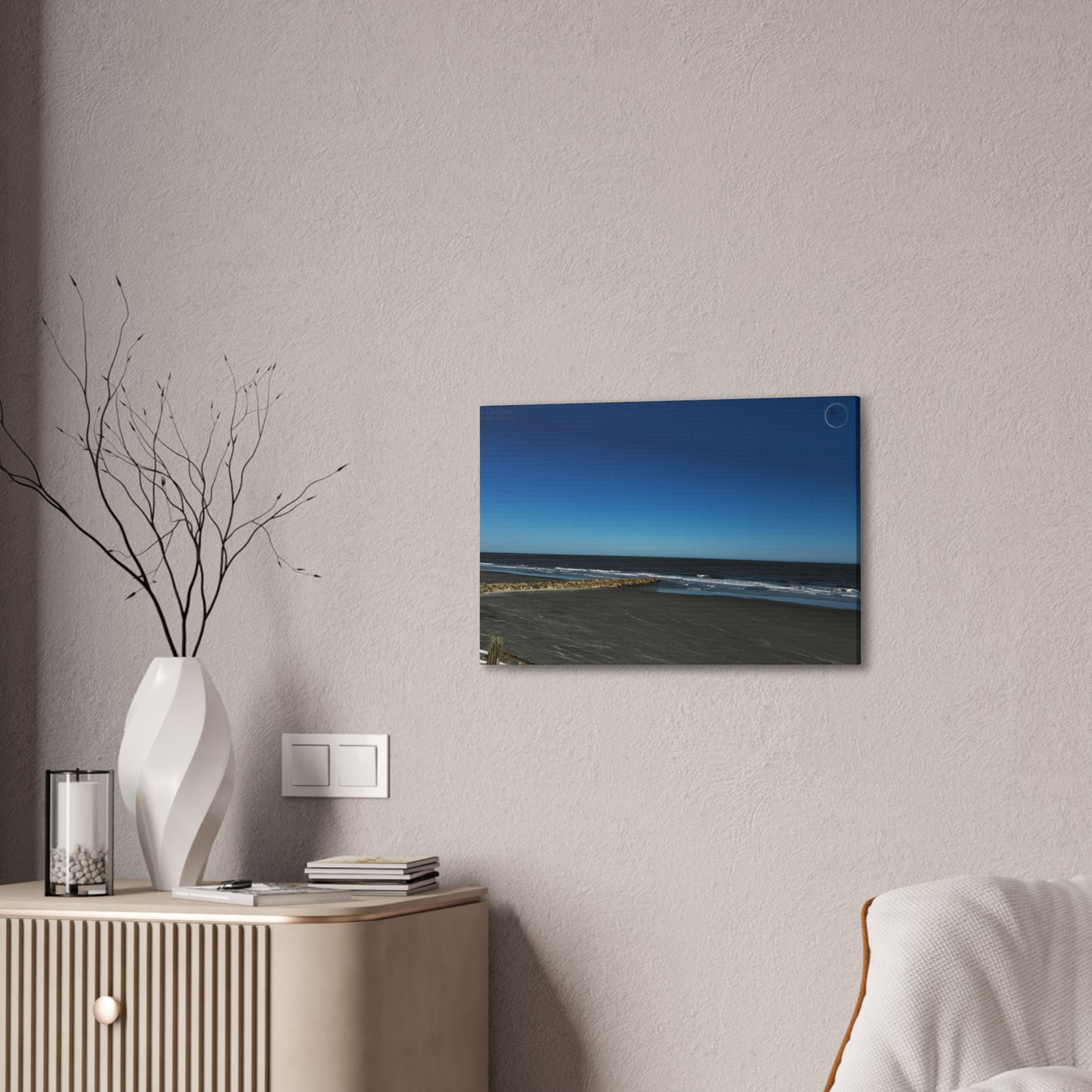 Ocean Waves Serenity-Beach Canvas