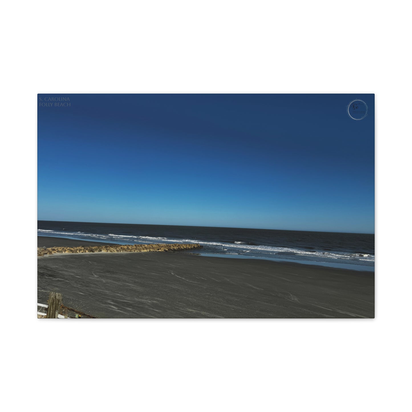 Ocean Waves Serenity-Beach Canvas