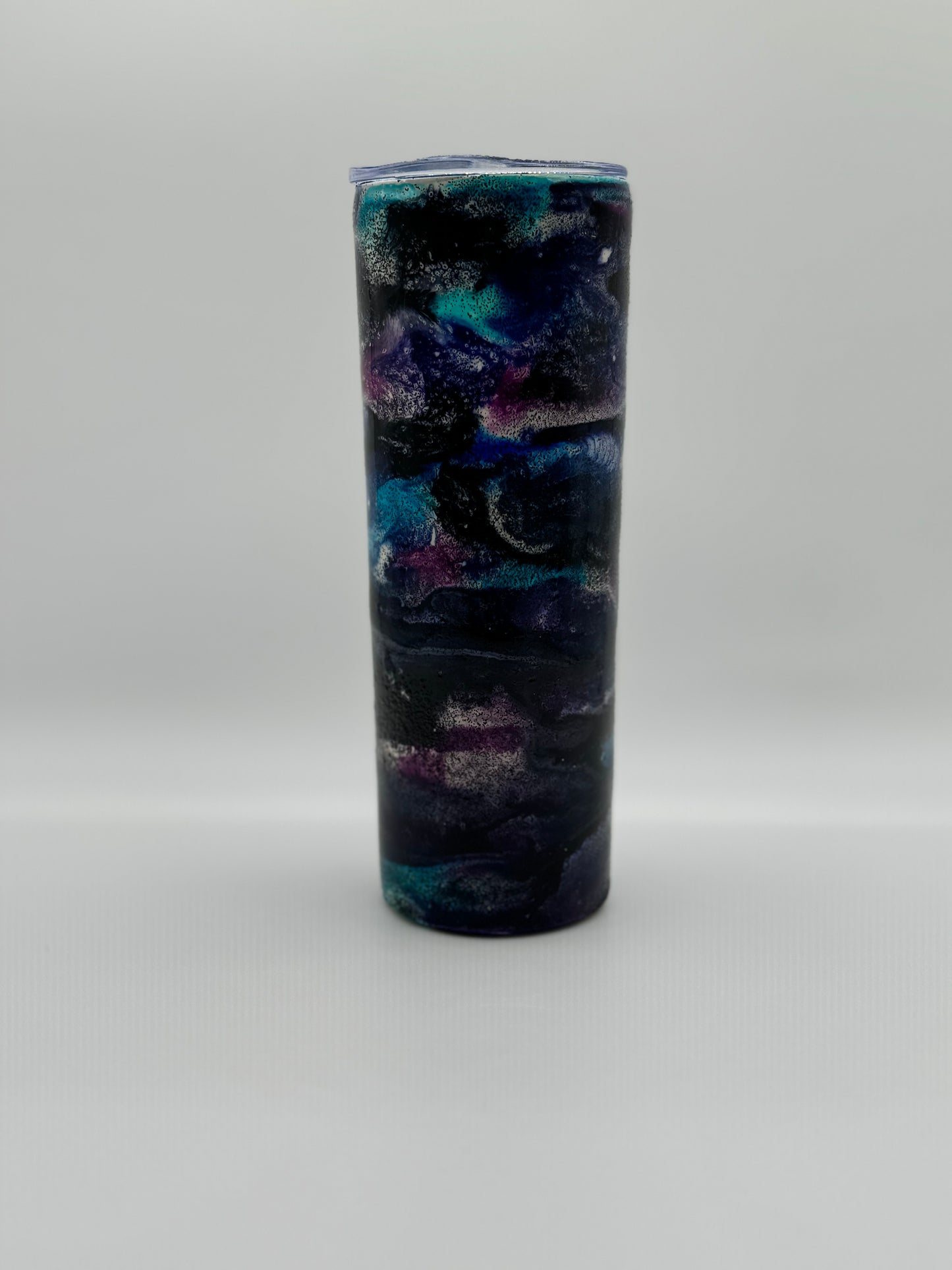 Galactic Night 20oz Handcrafted Skinny Epoxy Tumbler